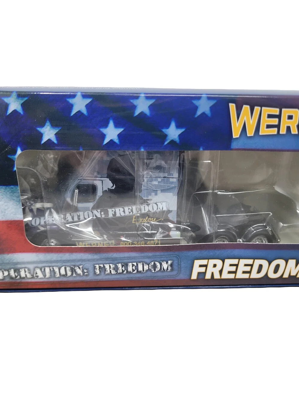 Tonkin Werner Freedom 1 Semi Truck Operation Freedom 1:53 Scale Die-Cast New